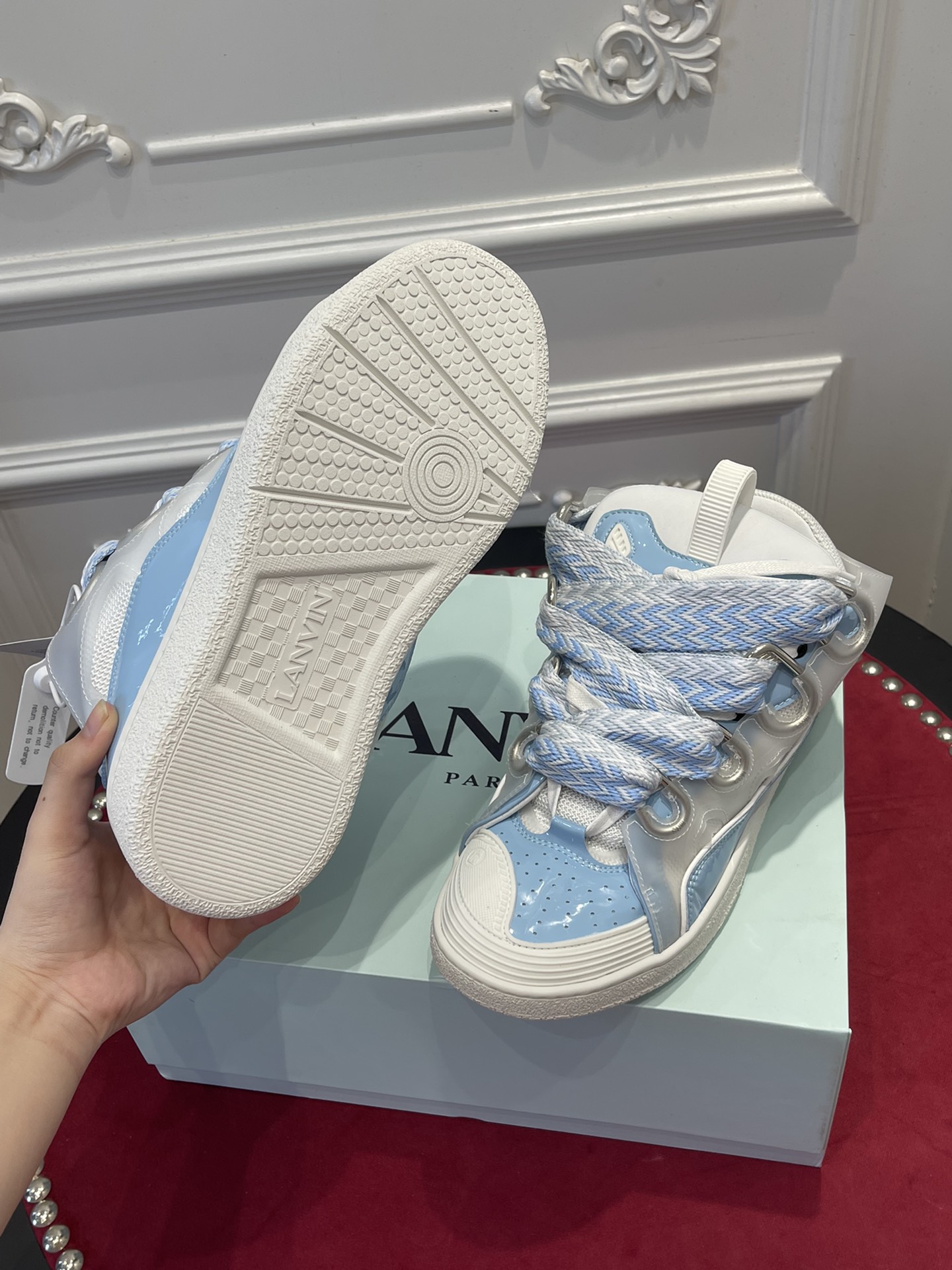 Lanvin Curb Sneaker FW-SKDK02-GLOS-A22901