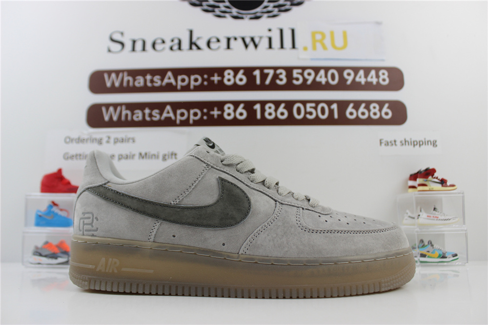 Air Force 1 Mid ''07 Grey Seude