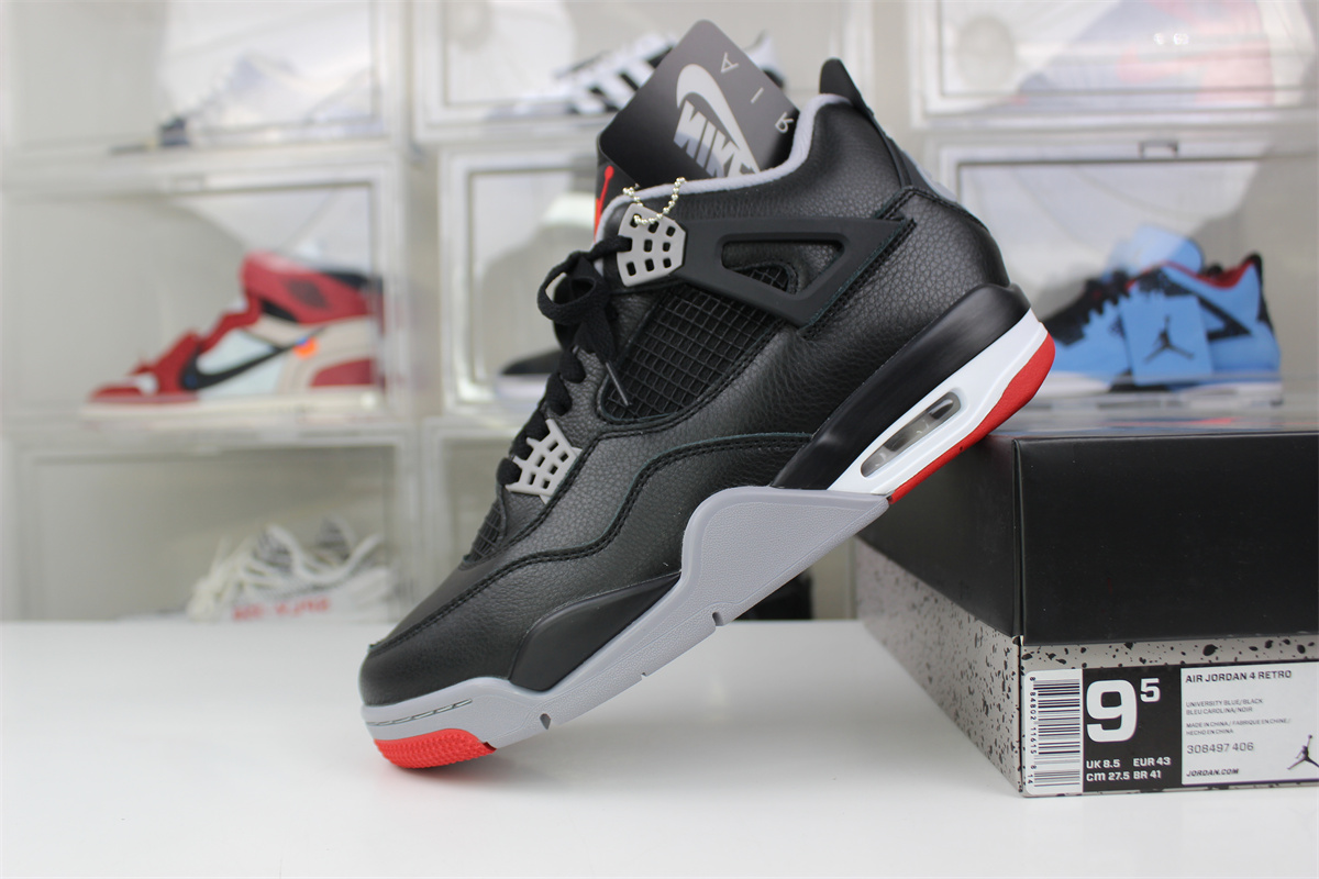 GOAT Air Jordan 4 Bred Reimagined