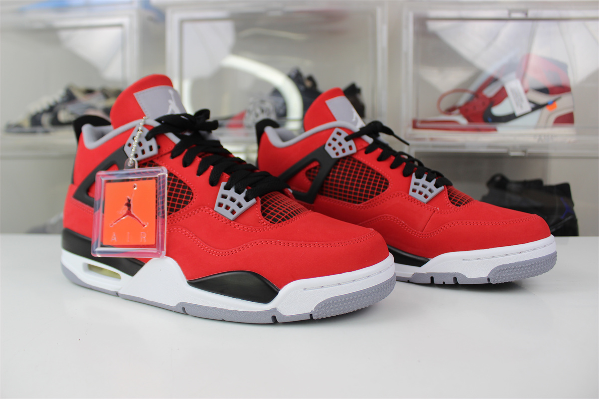 GOAT Air Jordan 4 Retro “Toro Bravo'''' Red